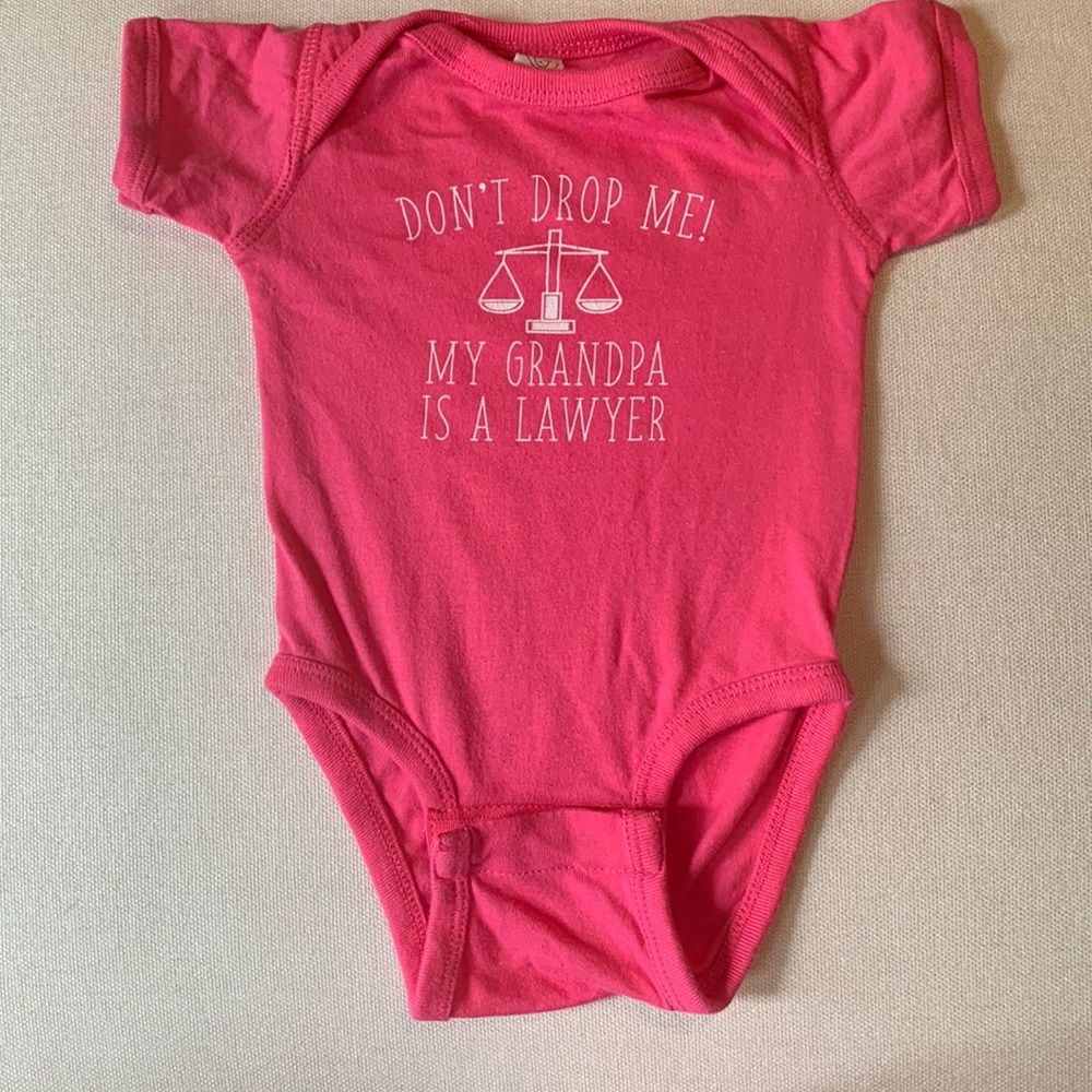 “Grandpa is a Lawyer” onesie